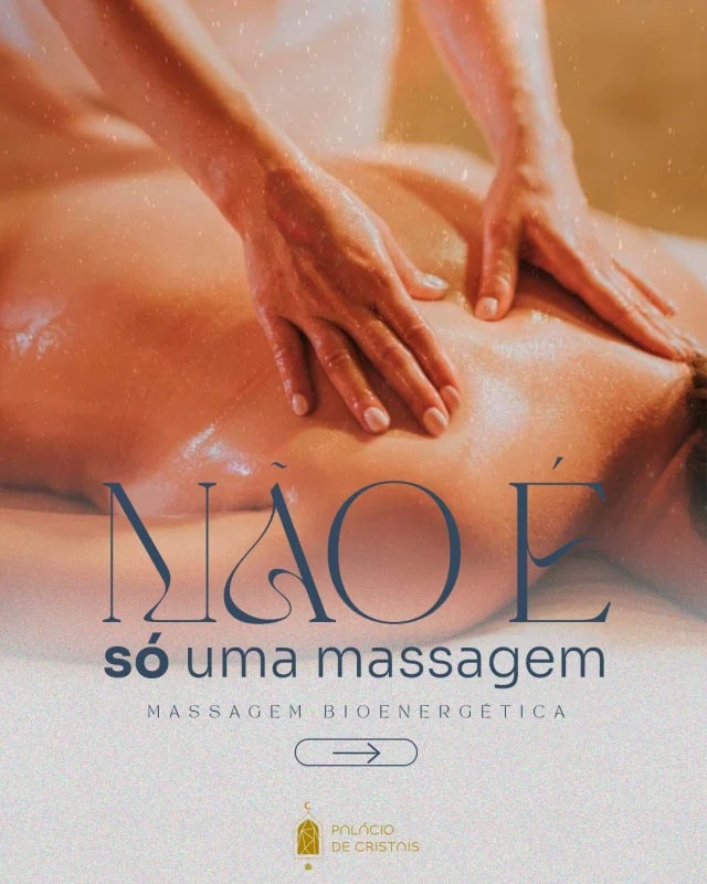 Você já percebeu que algumas tensões que você sente não são apenas físicas?Geralmente, o cansaço, a ansiedade e o estresse se acumulam em nosso corpo, criando bloqueios energéticos que uma massagem comum não resolve.A Massagem Bioenergética é diferente porque não trabalha apenas com músculos — ela atua diretamente na sua energia, desbloqueando emoções acumuladas, aliviando tensões profundas e restaurando seu equilíbrio emocional, mental e físico.O resultado é uma sensação real de leveza, clareza mental e bem-estar que você provavelmente nunca sentiu antes.Quer saber como é se sentir assim?📍 Agendamentos: (11) 94324-0064 ou link da bio.
